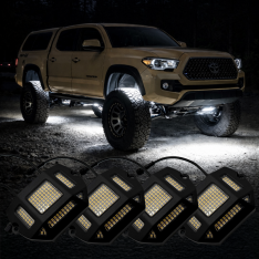 Lighting Trendz Single Color White LED Rock Light Kit - Custom